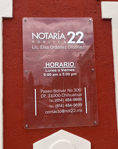 Notaría Pública No. 22