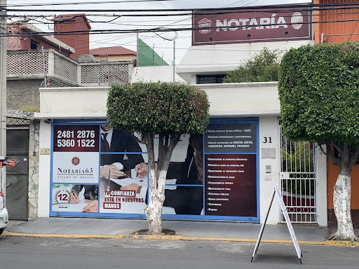 Notaria 63 Estado de Mexico
