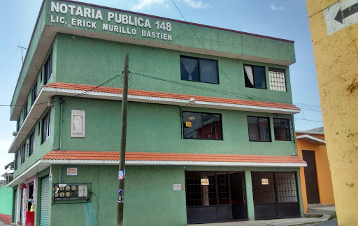 Notaría Pública 148 del Estado de México Lic. Erick Murillo Bastien, con residencia en el Municipio de Toluca.