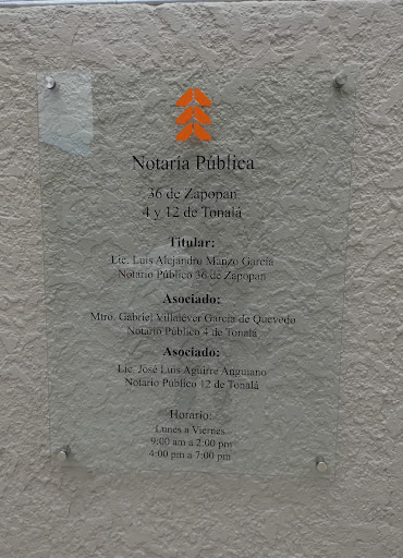 Notaria Pública 36 de Zapopan y Asociadas 4 y 12 de Tonalá