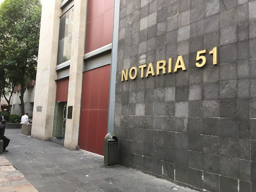 Notaría 51 de la CDMX.