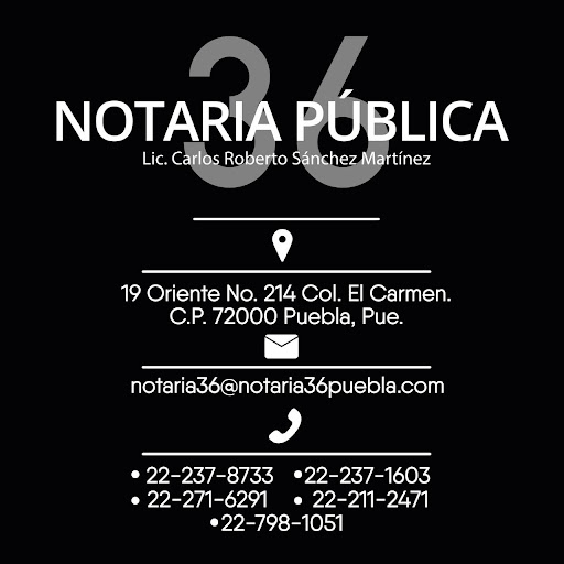 Notaría Pública de Puebla No.36