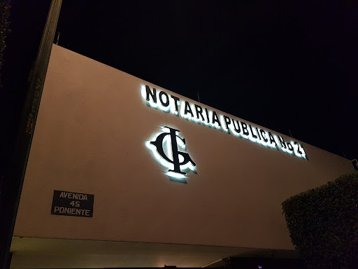 Notaría Pública No. 21