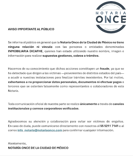 Notaria 11 Lic. Carlos A. Durán Loera