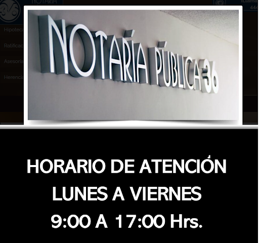 Notaría Pública 36